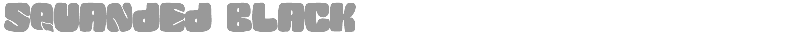 SQUANDED font preview