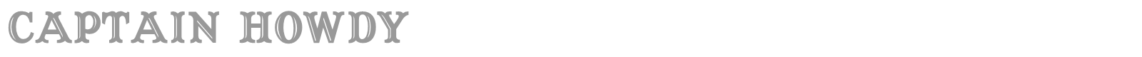 Captain Howdy font preview