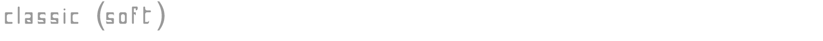 classic (soft) font preview