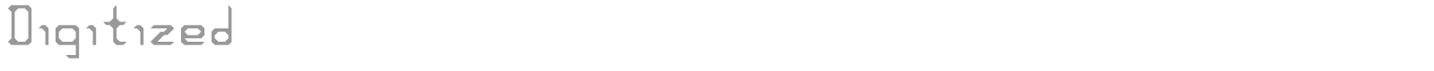 Digitized font preview