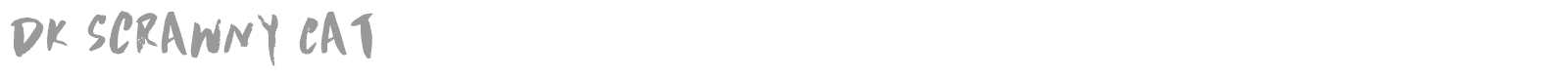 DK Scrawny Cat font preview
