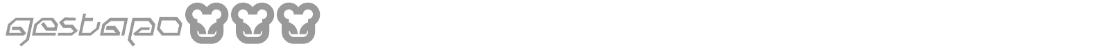 gestapo001 font preview