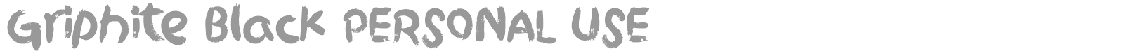 Griphite font preview