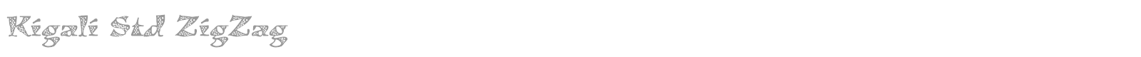 Kigali Std font preview