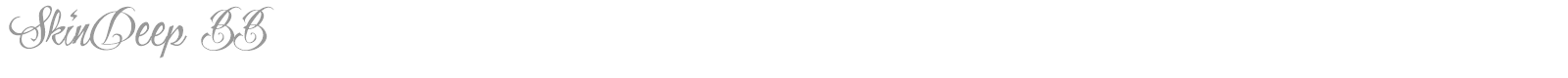 SkinDeep BB font preview