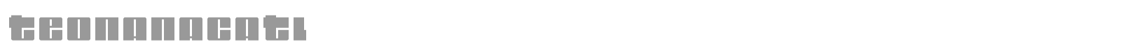 teonanacatl font preview