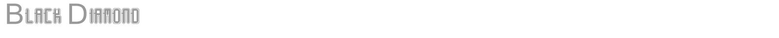 Black Diamond font preview