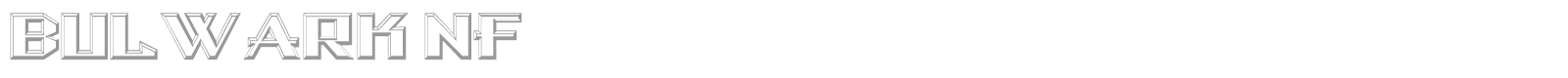 Bulwark font preview