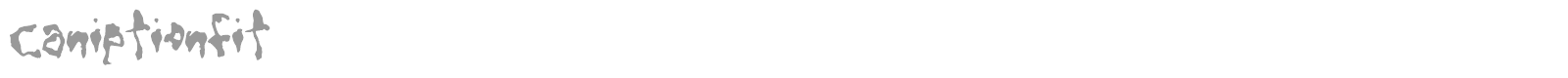CaniptionFit font preview