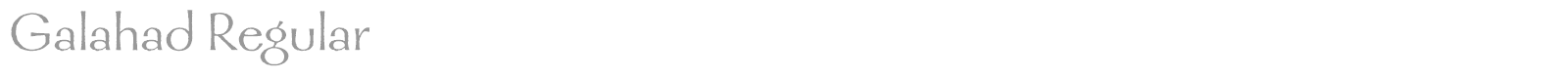 Galahad font preview