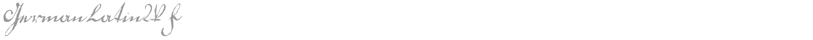 GermanLatinWF font preview
