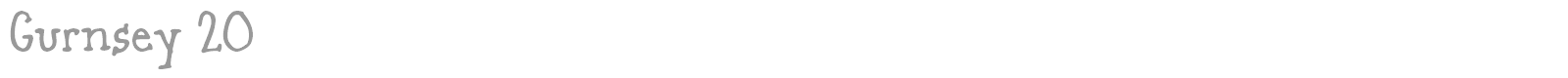 Gurnsey font preview