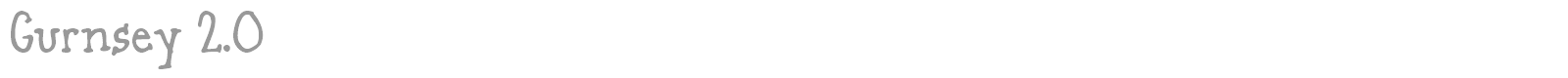 Gurnsey font preview