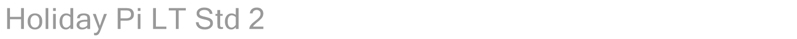 Holiday Pi LT Std font preview