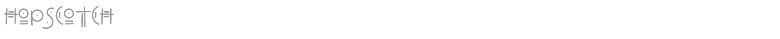 Hopscotch font preview