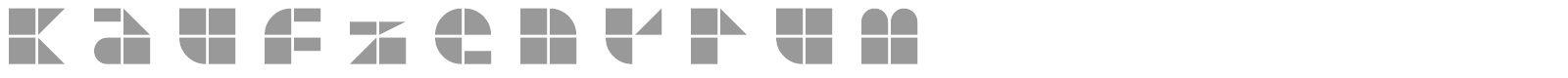 Kaufzentrum font preview