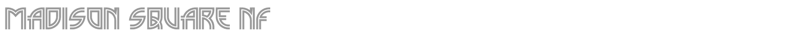 Madison Square font preview