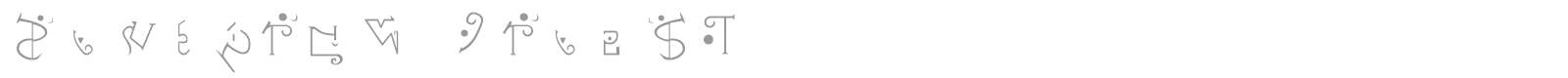 Predacon Script font preview