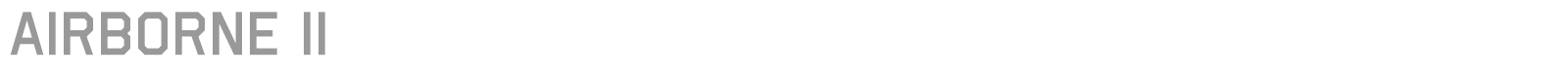 Airborne II font preview