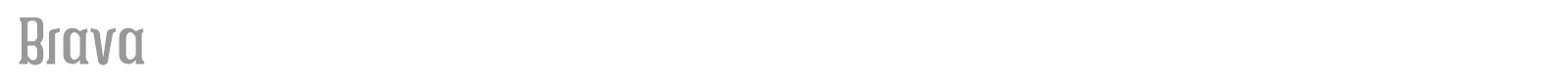 Brava font preview