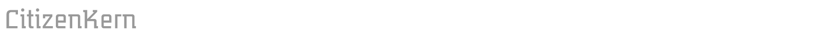 CitizenKern font preview