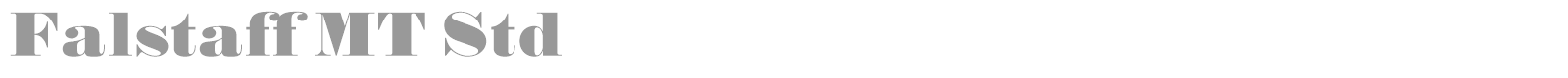 Falstaff MT Std font preview