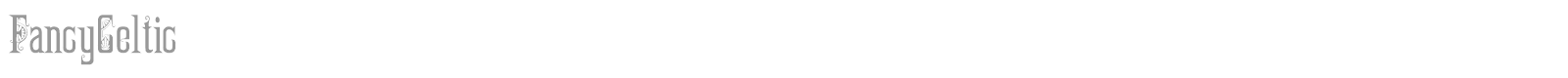 FancyCeltic font preview