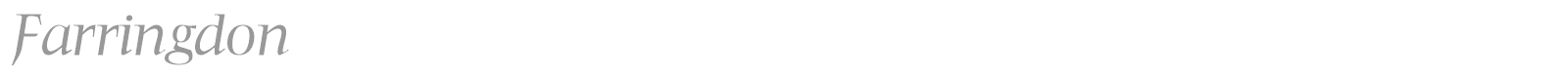 Farringdon font preview