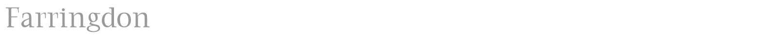 Farringdon font preview