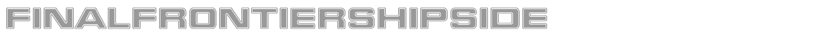FinalFrontierShipside font preview