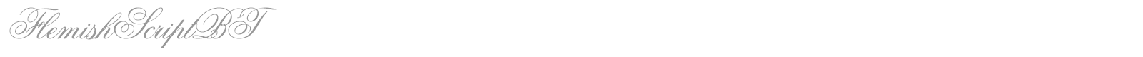 FlemishScriptBT font preview