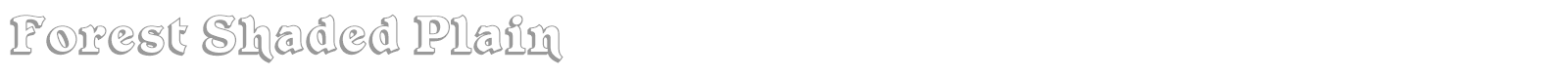 Forest Shaded font preview