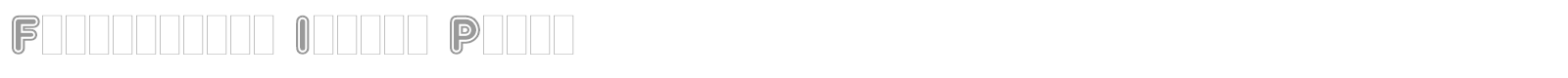 Frankfurter Inline font preview