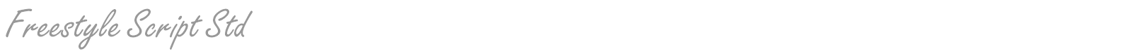 Freestyle Script Std font preview