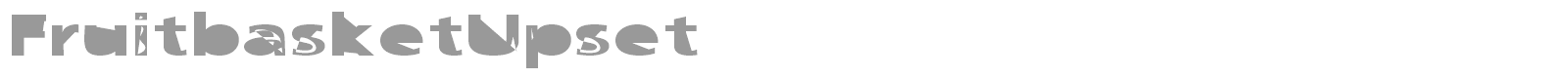 FruitbasketUpset font preview