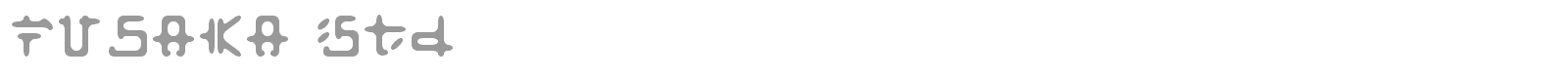 Fusaka Std font preview