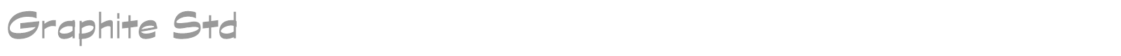 Graphite Std font preview