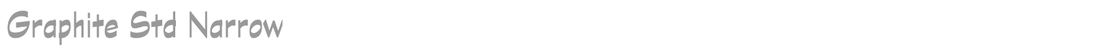 Graphite Std font preview