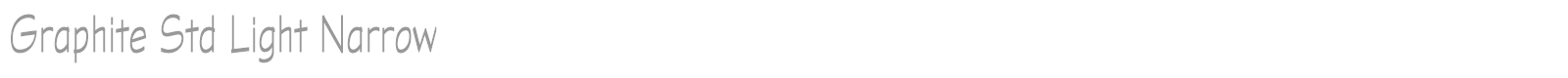 Graphite Std font preview