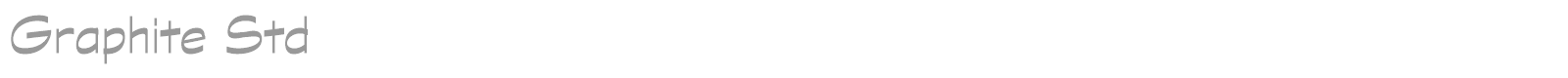 Graphite Std font preview