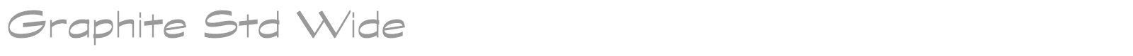 Graphite Std font preview