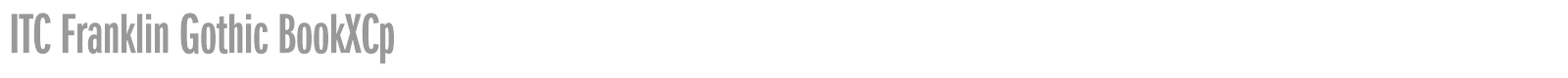 ITC Franklin Gothic font preview