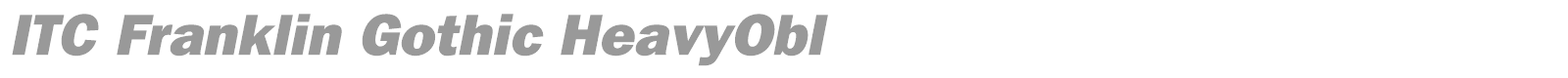 ITC Franklin Gothic font preview