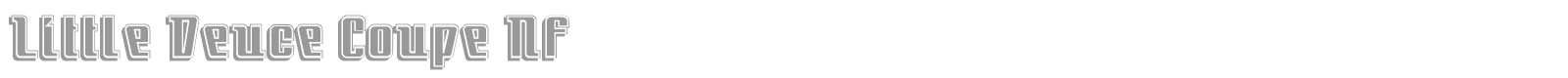 Little Deuce Coupe font preview
