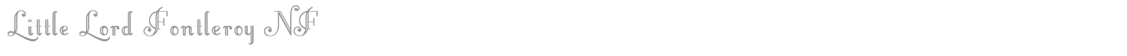 Little Lord Leroy font preview