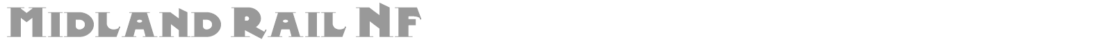 Midland Rail font preview