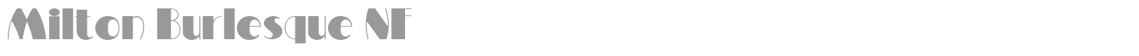 Milton Burlesque font preview