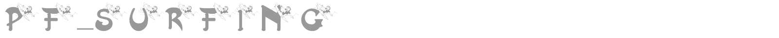 pf_surfing font preview