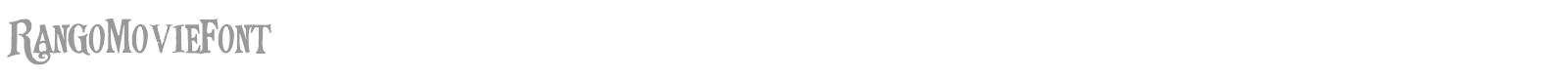 RangoMovieFont font preview