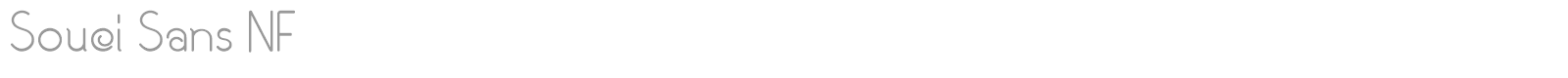 Souci Sans font preview